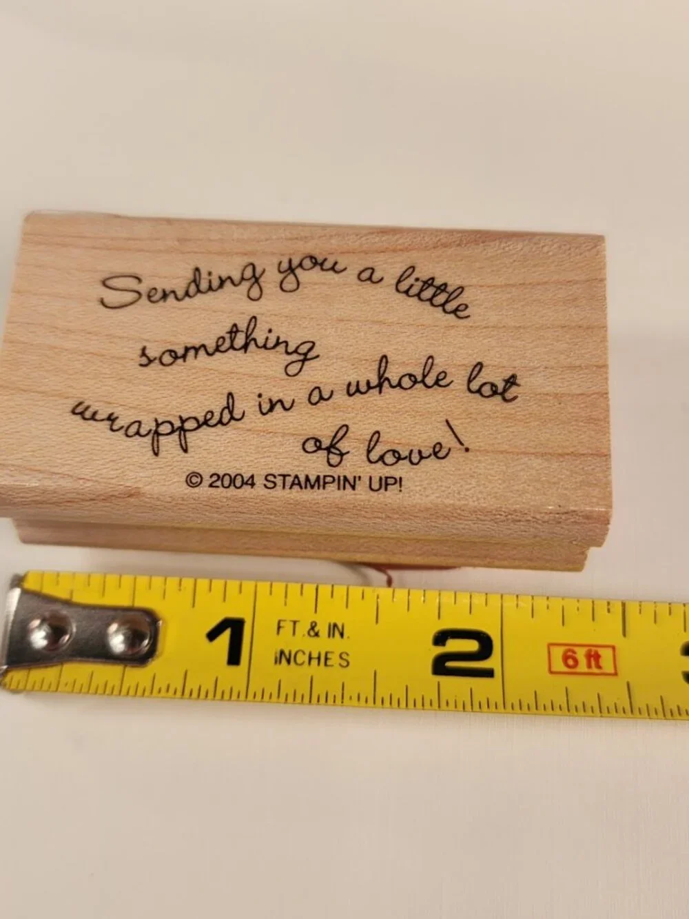LOT of 11 wood-mounted rubber stamps Beautiful sentiments!